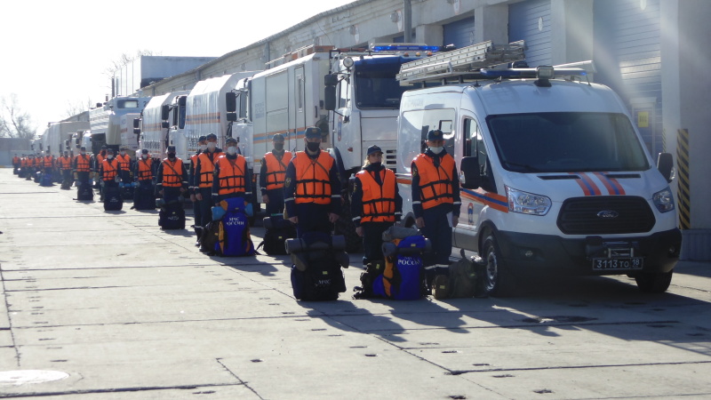 Волжский  СЦ МЧС России принял участие                             в 1 этапе Всероссийских командно- штабных учениях.