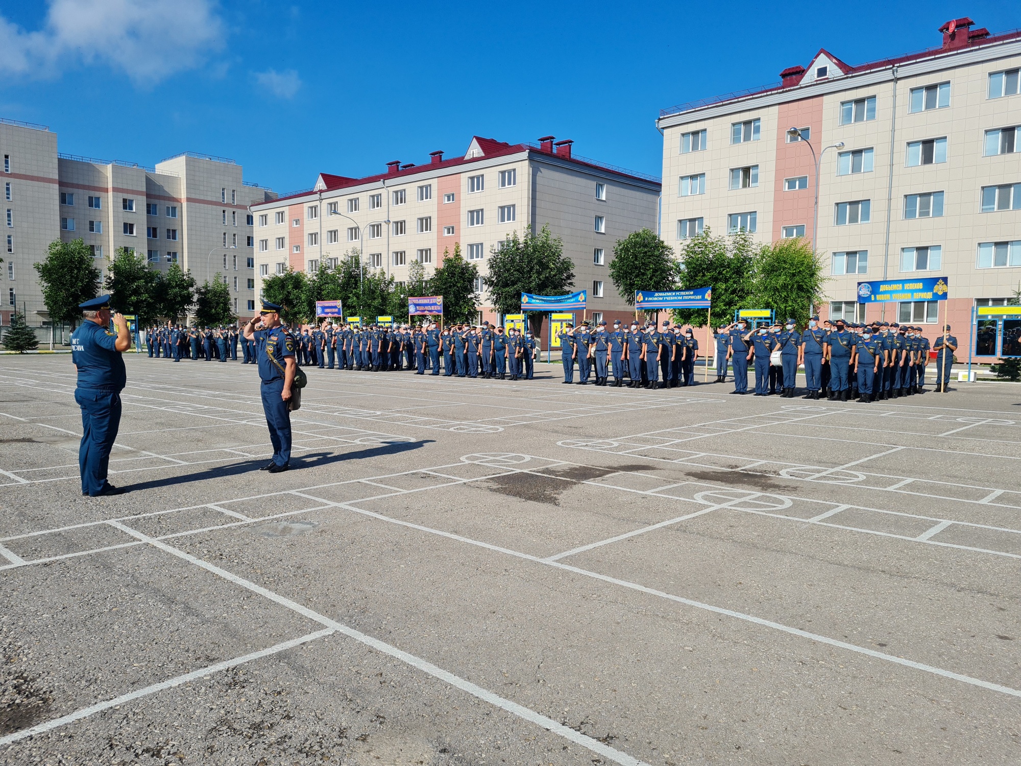 В ФГКУ «Волжский спасательный центр МЧС России» прошёл торжественный  митинг, посвящённый началу нового учебного периода. - Новости - ФГКУ 