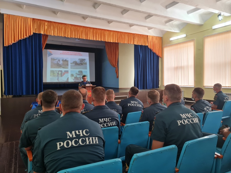Подведение итогов Волжского СЦ МЧС России за июль 2021