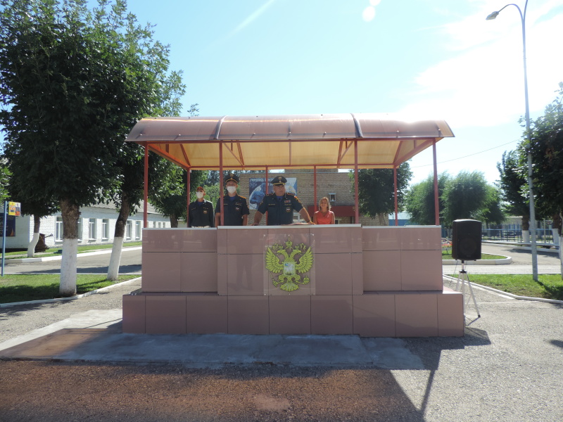 Принятие присяги в Волжском спасательном центре