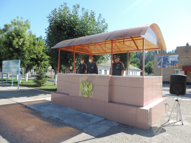 Принятие присяги в Волжском спасательном центре