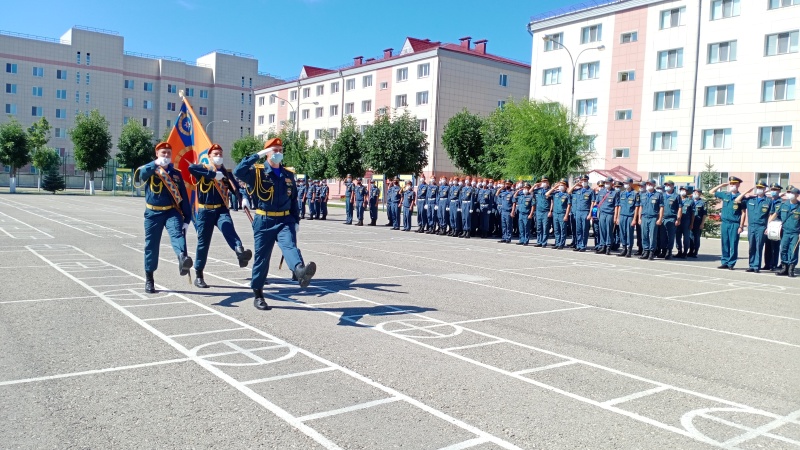 Принятие присяги в Волжском спасательном центре
