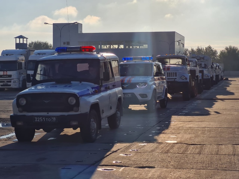 Полигонная практика спасательной роты радиационной, химической и биологической защиты