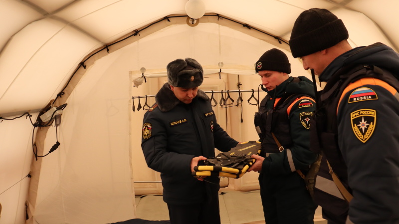 Проверка готовности мобильных пунктов обогрева к действиям по предназначению в осенне-зимний период 2021-2022 годов