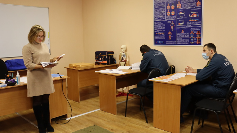 Спасательное воинское формирование ФГКУ «Волжский СЦ МЧС России» с положительными результатами закончил 2 день проверки.