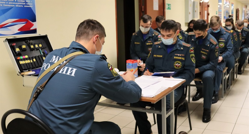 В ФГКУ «Волжский СЦ МЧС Росси завершился 4 день сдачи итоговой проверки за зимний период обучения 2021 года.