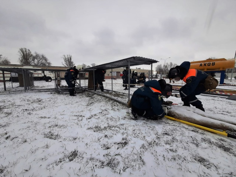 В ФГКУ «Волжский СЦ МЧС Росси завершился 4 день сдачи итоговой проверки за зимний период обучения 2021 года.