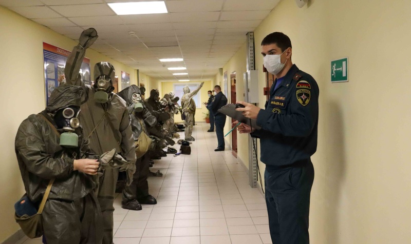 В ФГКУ "Волжский СЦ МЧС России" проведены испытания на присвоение (подтверждение) классной квалификации