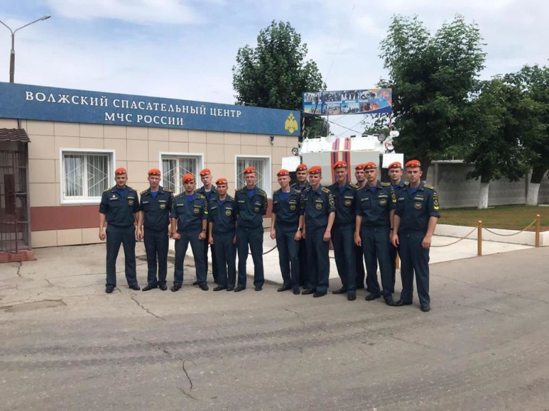 Курсанты Академии гражданской защиты МЧС России проходят производственную практику на базе ФГКУ «Волжский СЦ МЧС России»