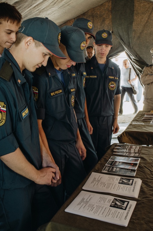 Военнослужащие ФГКУ «Волжский СЦ МЧС России» приняли участие в военно-техническом форуме «Армия 2022»