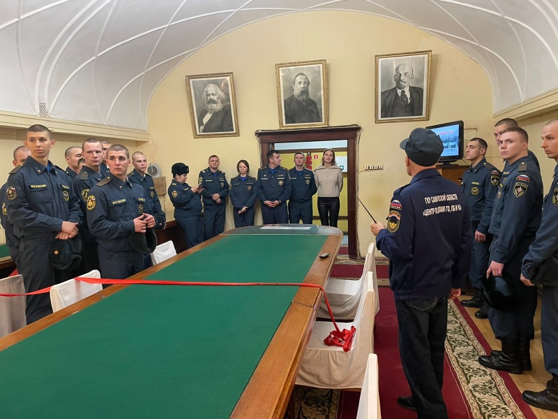 Военнослужащие центра посетили музей гражданской обороны «Бункер Сталина»