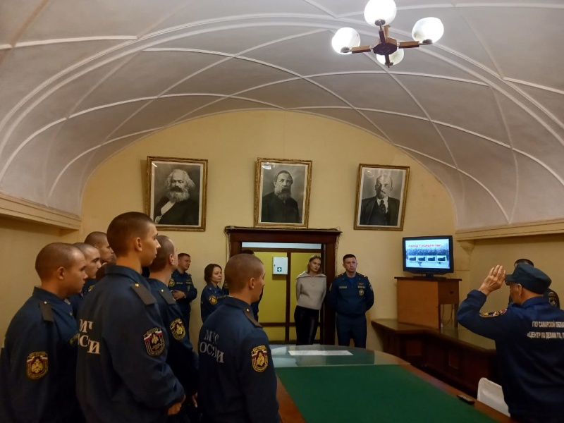 Военнослужащие центра посетили музей гражданской обороны «Бункер Сталина»
