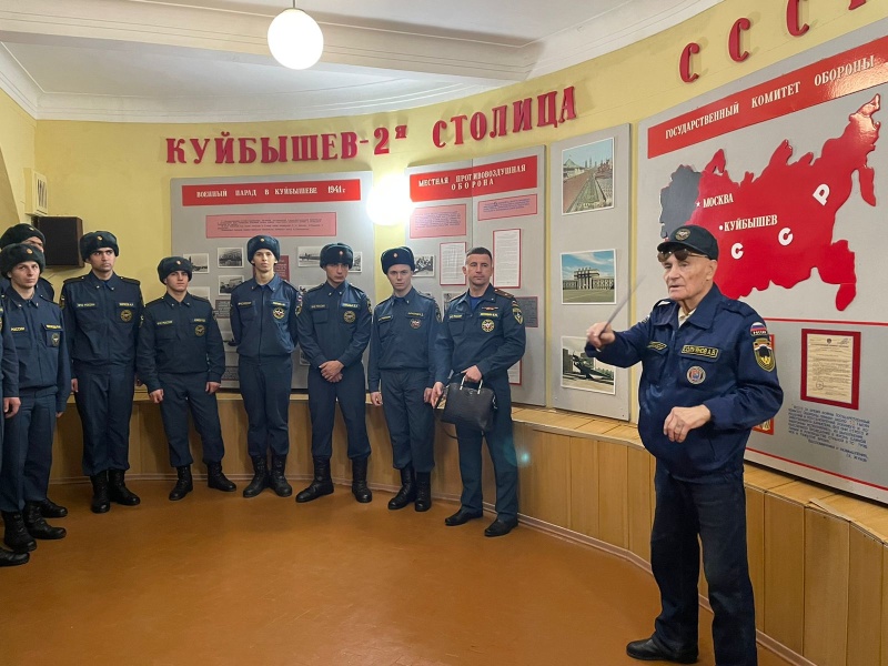 Военнослужащие центра посетили музей гражданской обороны «Бункер Сталина»