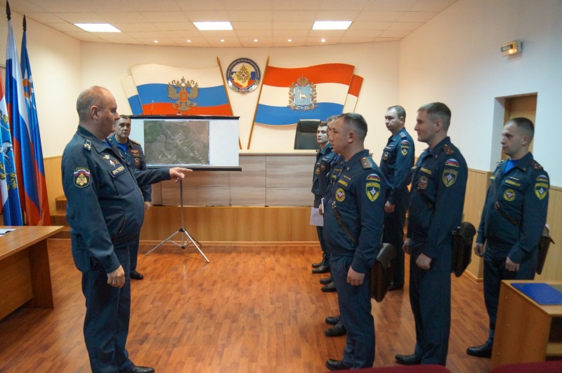 В ФГКУ «Волжский СЦ МЧС России» проведена специальная проверка ГБЛА и РТС (группа беспилотных летательных аппаратов и робототехнических средств)
