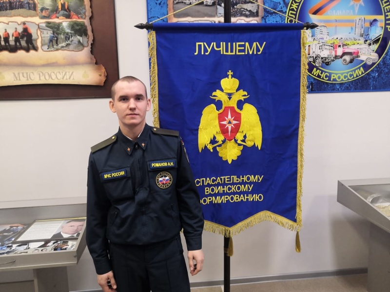 Военнослужащие по призыву посетили музей центра