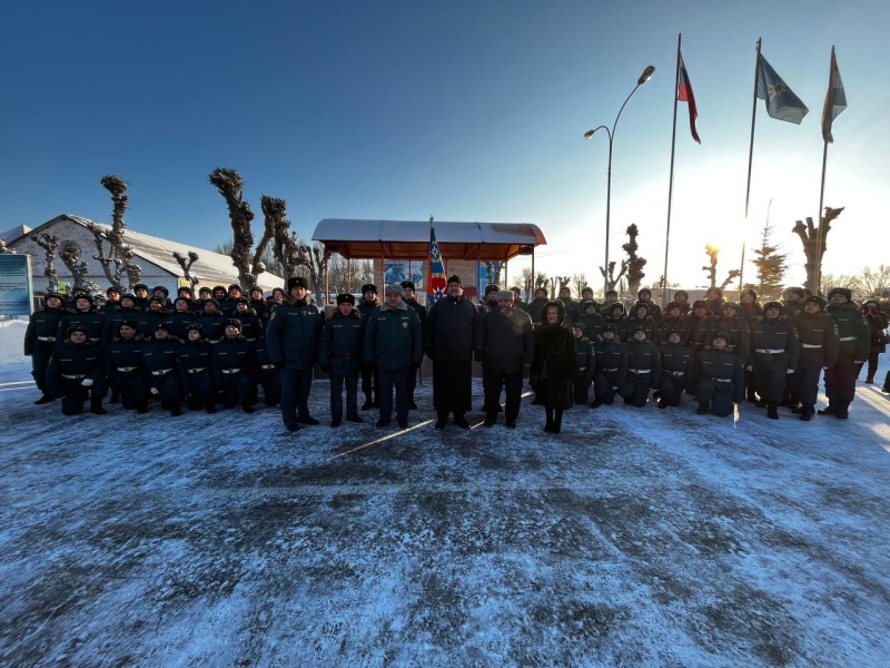 В Спасательном центре прошла торжественная церемония принятия присяги