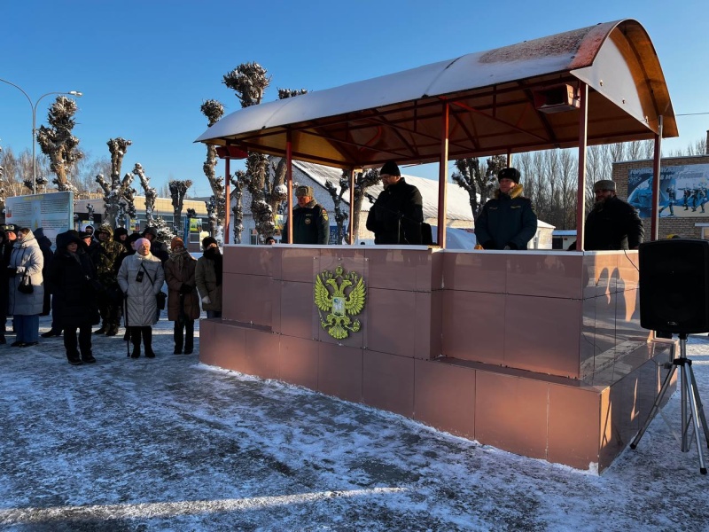 В Спасательном центре прошла торжественная церемония принятия присяги