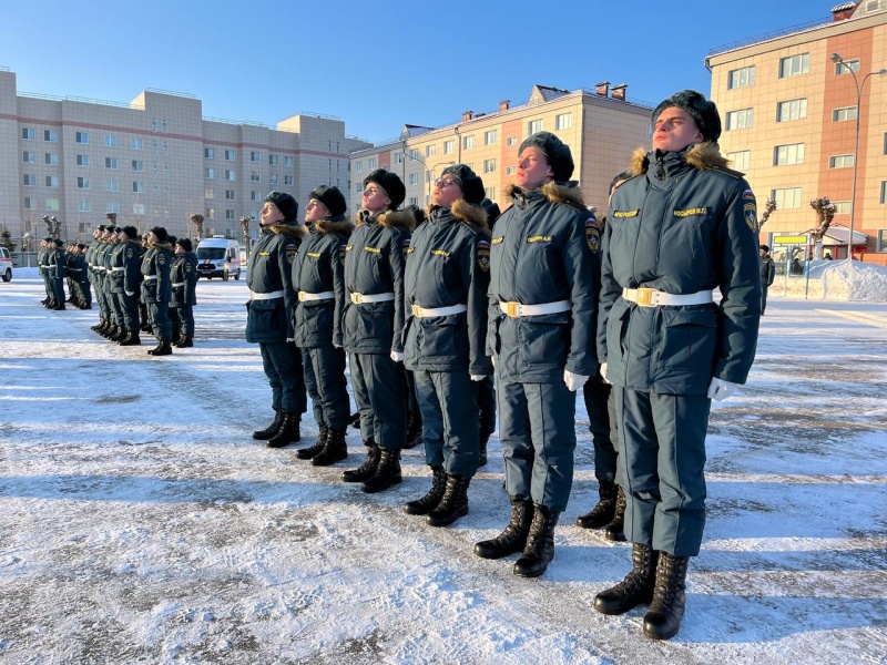 В Спасательном центре прошла торжественная церемония принятия присяги