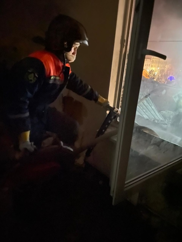 Силы Волжского СЦ приняли участие в ликвидации пожара в Самаре
