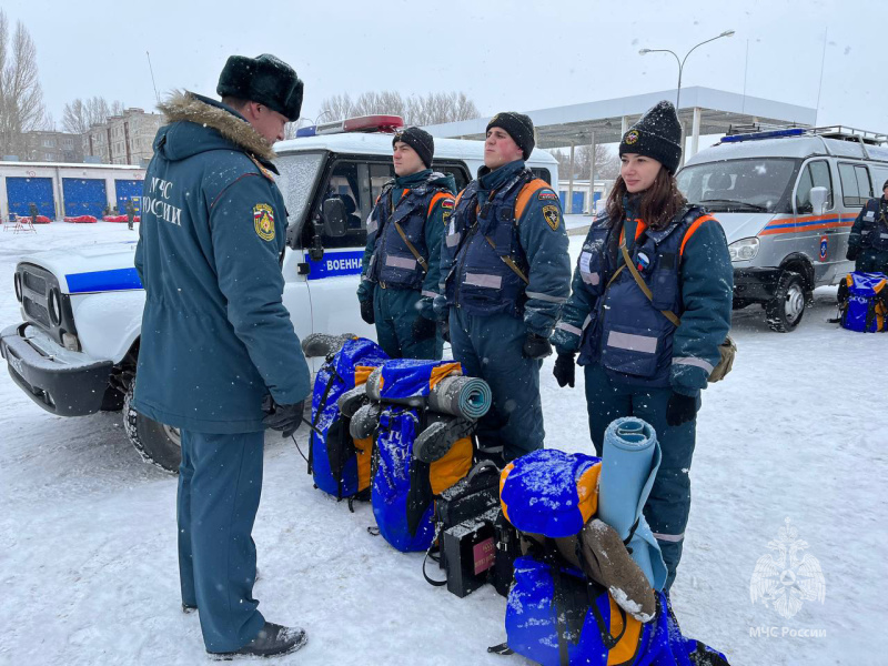 Проверка сил и средств аэромобильной группировки ФГКУ «Волжский СЦ МЧС России» на паводкоопасный период.