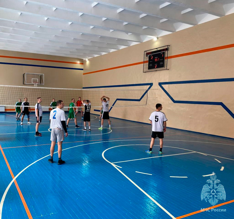 Турнир по волейболу среди подразделений спасательного центра