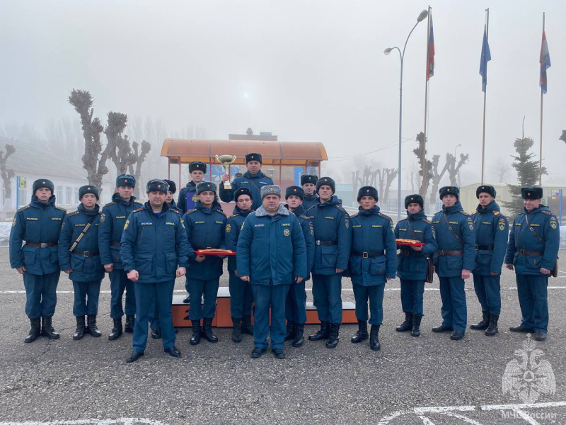 Награждение победителей соревнований по волейболу