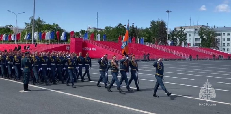 Генеральная репетиция Парада Победы
