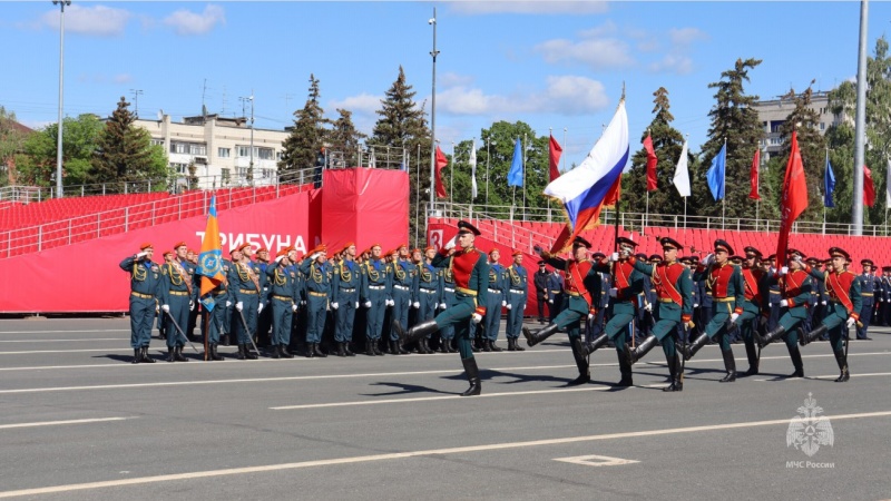 Генеральная репетиция Парада Победы