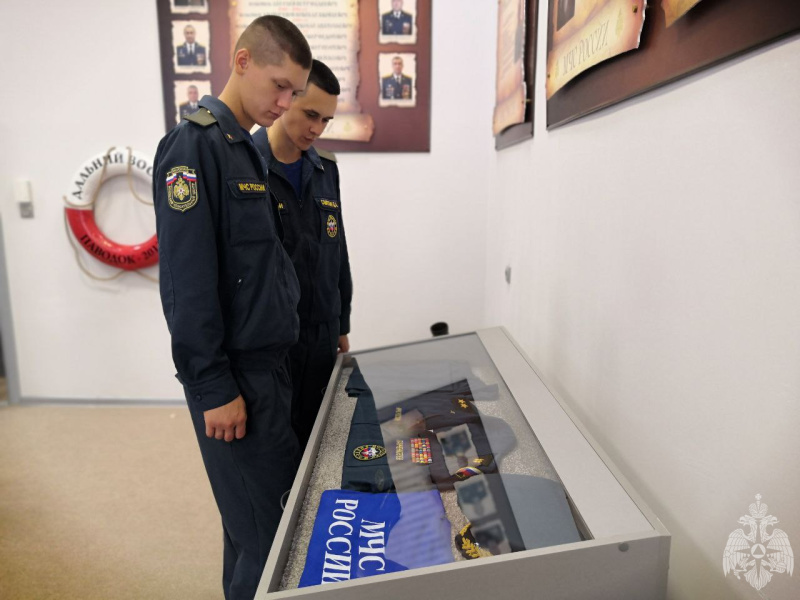 Военнослужащие по призыву посетили музей спасательного центра Военнослужащие по призыву посетили музей спасательного центра