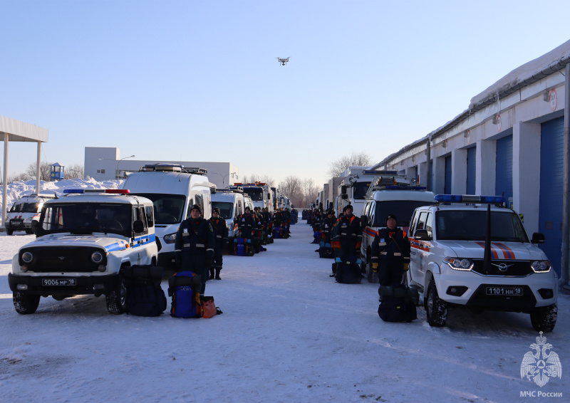 В Волжском спасательном центре прошла подготовка к периоду весеннего половодья