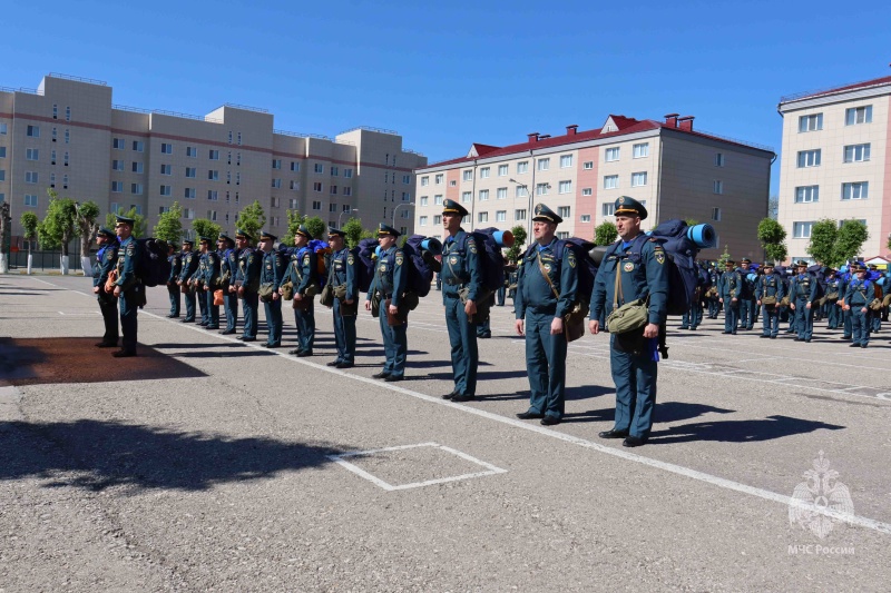 В Центре завершилась сдача итоговой проверки личного состава за зимний период обучения