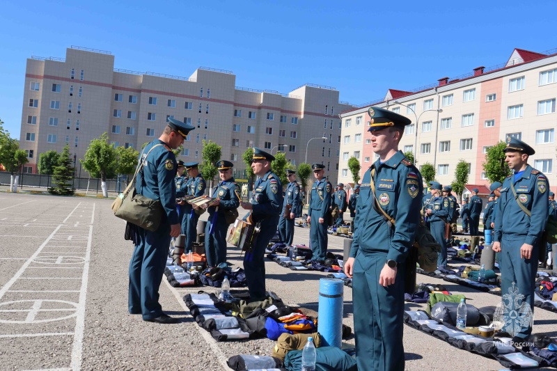 В Центре завершилась сдача итоговой проверки личного состава за зимний период обучения