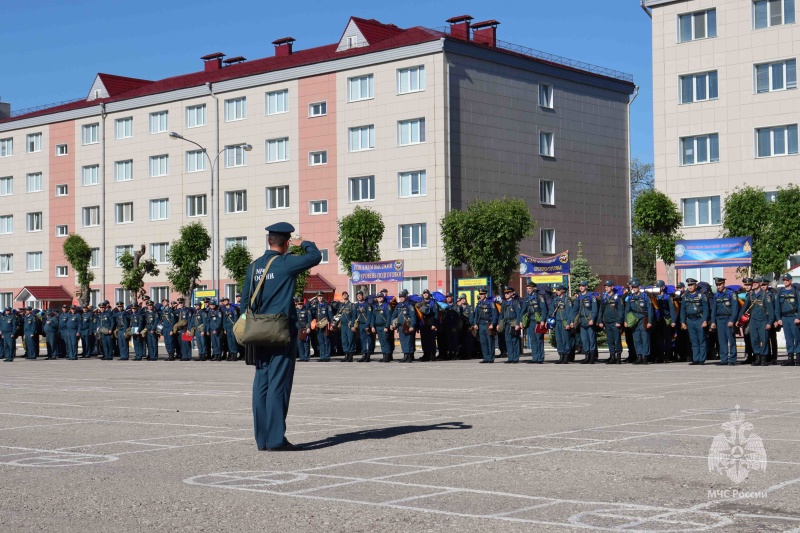 В Центре завершилась сдача итоговой проверки личного состава за зимний период обучения