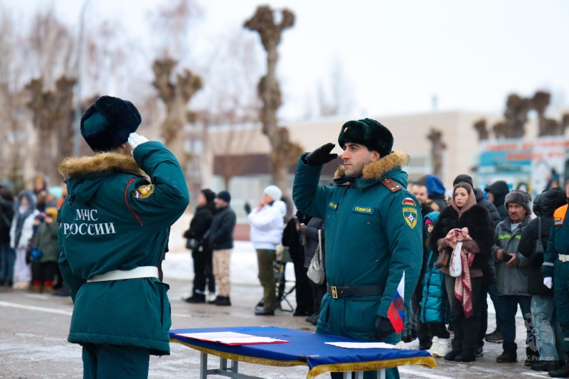 Приведение роты вновь прибывшего пополнения к Военной присяге!