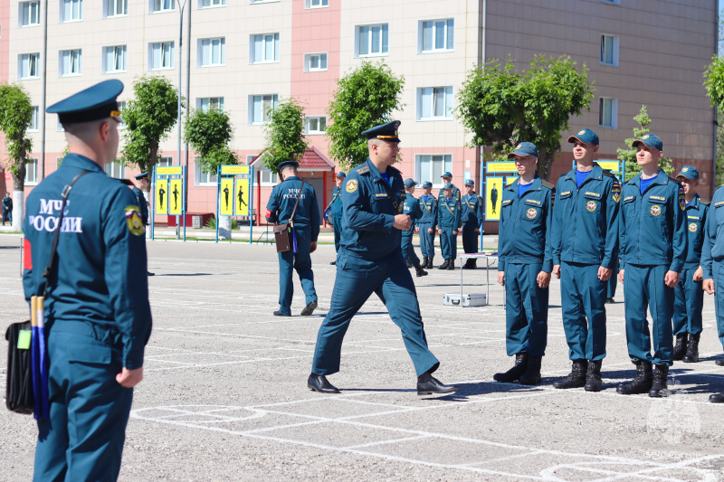 В Центре началась сдача итоговой проверки личного состава за зимний период обучения