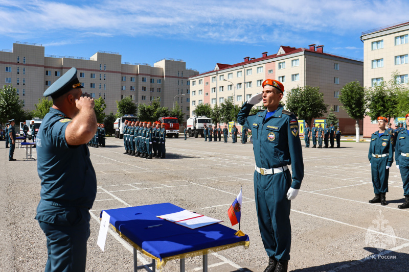 Молодое пополнение Центра приведено к военной присяге
