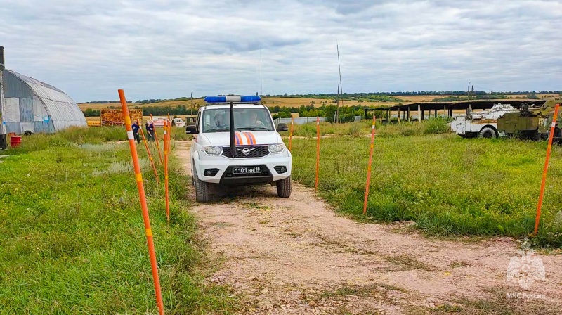 Вождение с личным составом сборов доподготовки Волжского спасательного центра
