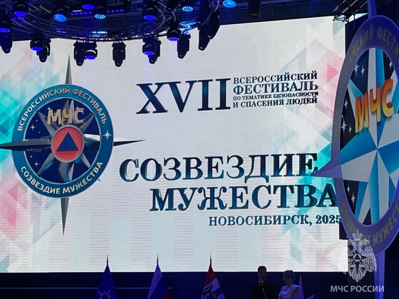 Победитель всероссийского фестиваля по безопасности «Созвездие мужества» в номинации «Лучшее спасательное воинское формирование МЧС России»