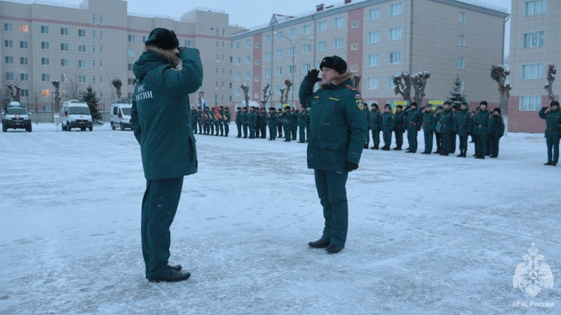 В Волжском спасательном центре прошла торжественная церемония принятия Военной присяги