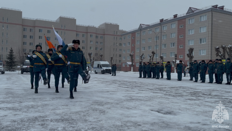 В Волжском спасательном центре прошла торжественная церемония принятия Военной присяги