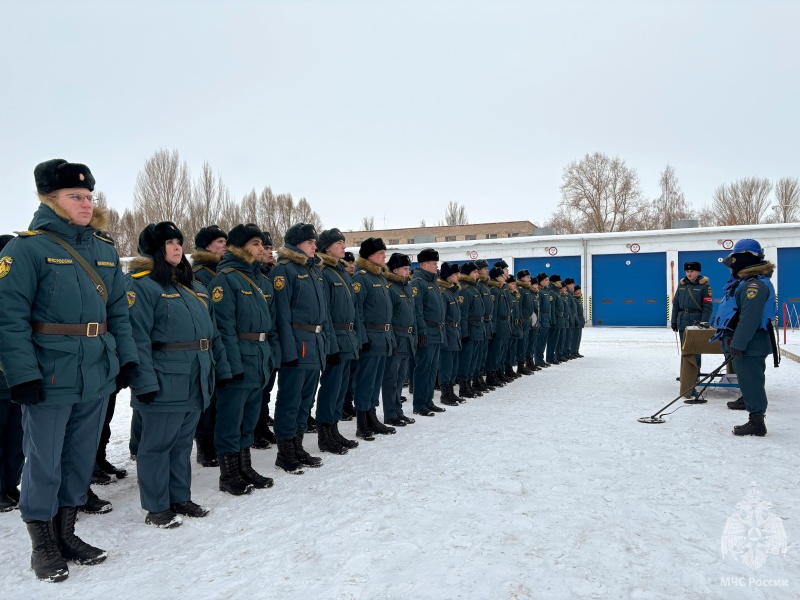 В ФГКУ «Волжский СЦ МЧС России» начался зимний период обучения 2026 учебного года!