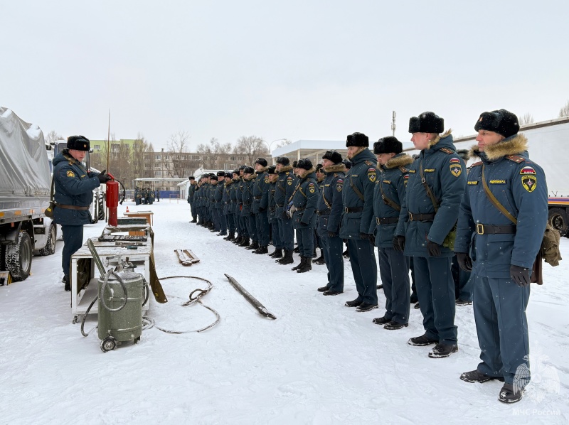 В ФГКУ «Волжский СЦ МЧС России» начался зимний период обучения 2026 учебного года!