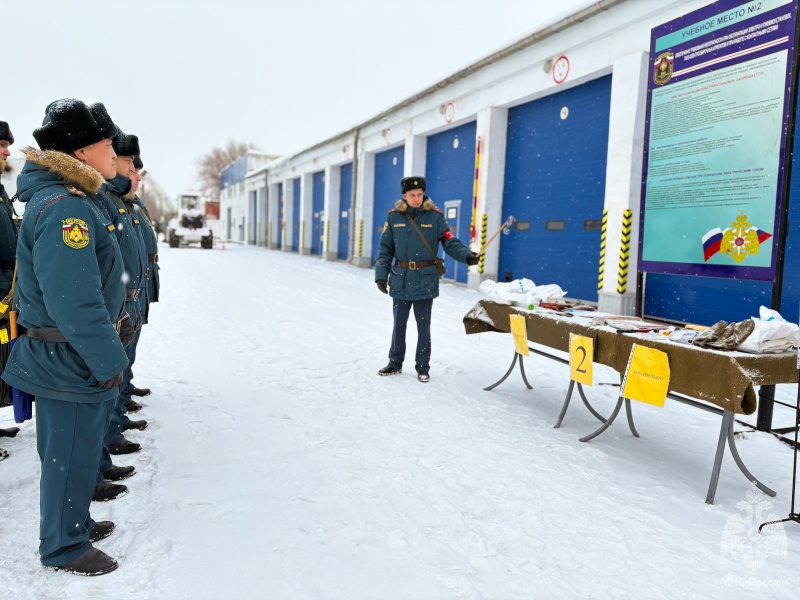 В ФГКУ «Волжский СЦ МЧС России» начался зимний период обучения 2026 учебного года!