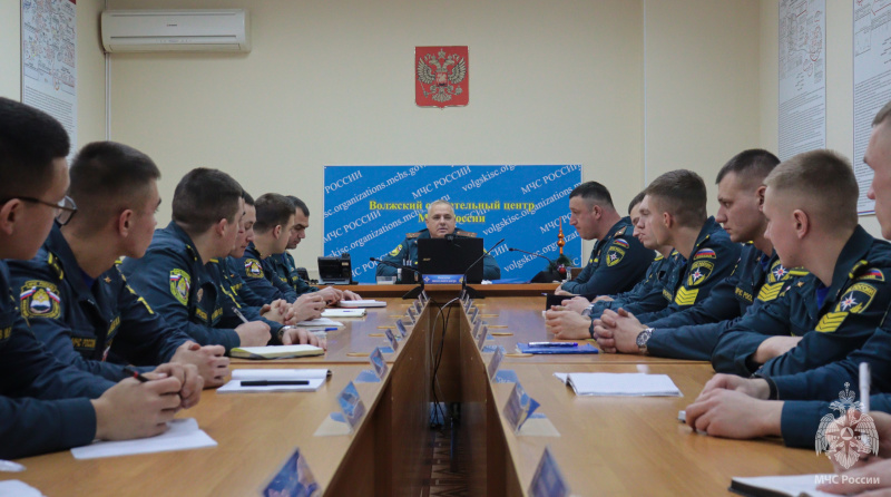 В Волжский спасательный центр прибыли курсанты 4 курса командно-инженерного факультета «Академии гражданской защиты МЧС России им. генерал-лейтенанта Д.И.Михайлика» для прохождения преддипломной практики