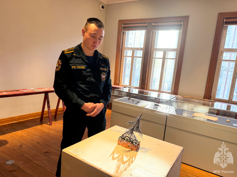 Курсанты «Академии гражданской защиты МЧС России им. генерал-лейтенанта Д.И. Михайлика» посетили Музей-галерею «Заварка»