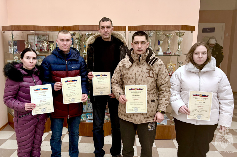 Военнослужащие центра приняли участие в соревнованиях по лыжным гонкам Спартакиады Главного управления МЧС России по Самарской области