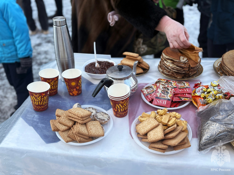 В Волжском спасательном центре состоялись традиционные масленичные гуляния!