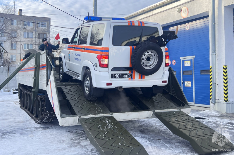 В центре прошла подготовка аэромобильной группировки к периоду весеннего половодья