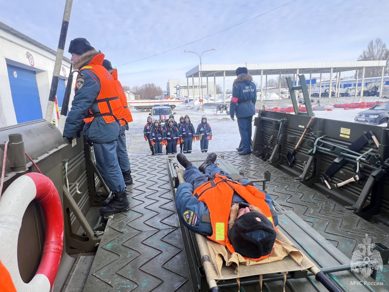В центре прошла подготовка аэромобильной группировки к периоду весеннего половодья