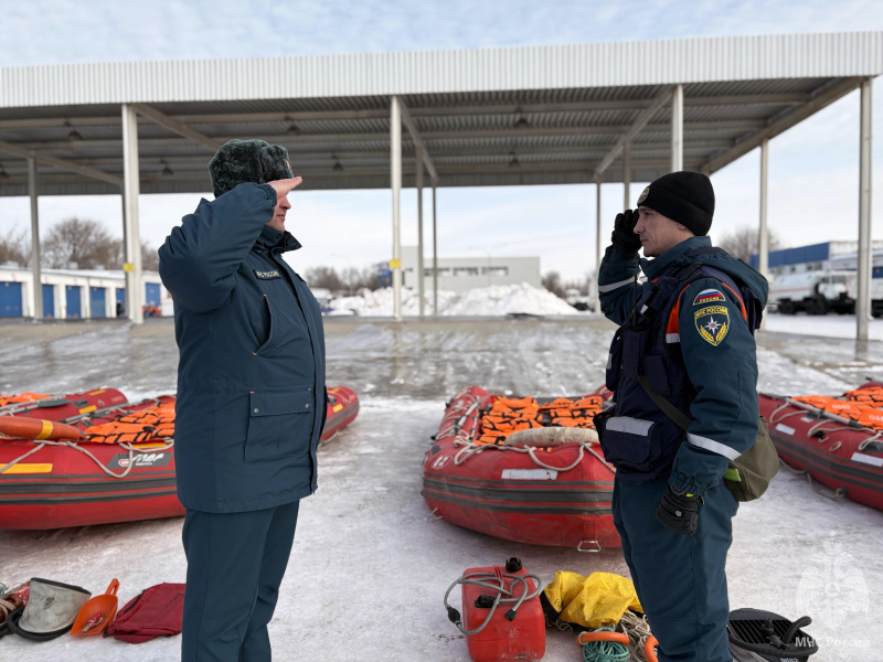 В центре прошла подготовка аэромобильной группировки к периоду весеннего половодья